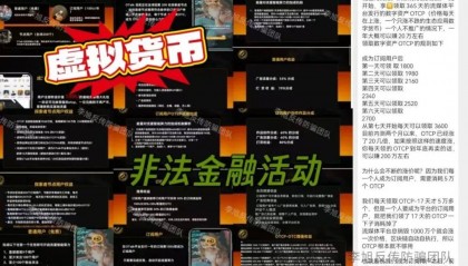 高额回报稳赚不赔?诈骗!警惕这13个项目,涉嫌虚拟币骗局、传销