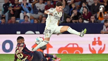 6轮全胜!西甲-姆巴佩双响维尼修斯破门 皇马4-1莱万特