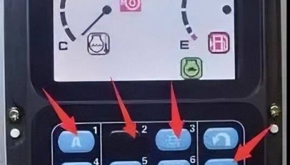 挖机电脑版挖机显示屏进入办法,最全挖机开机密码介绍