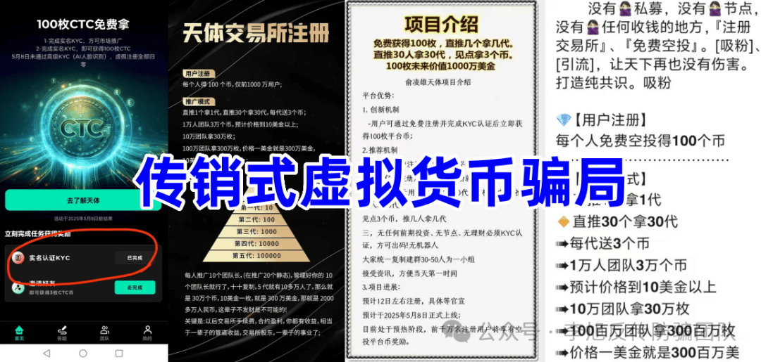 套牌骗局、虚拟币投资！警惕这15个项目，涉嫌传销、虚假理财诈骗
