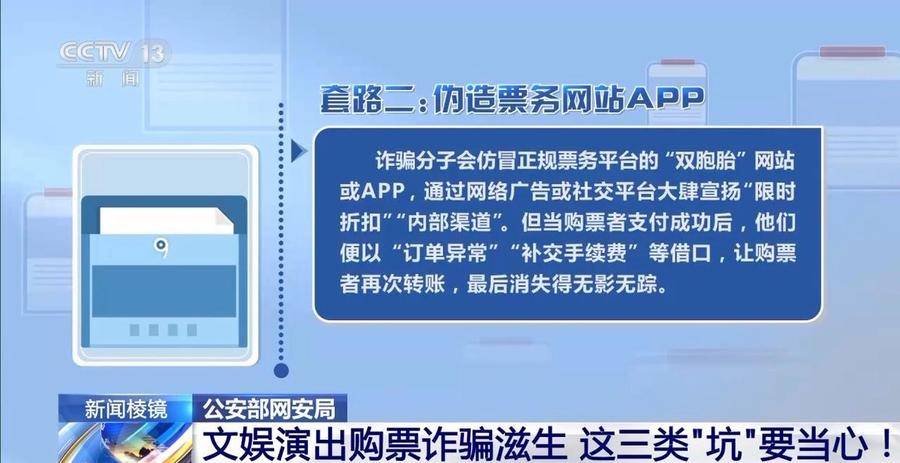 文娱演出购票诈骗滋生，这三类“坑”要当心！