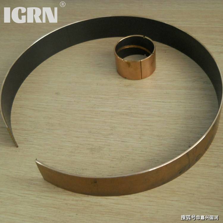 SF-1无油轴承三层结构解析:钢板/青铜粉/PTFE层作用与自润滑原理