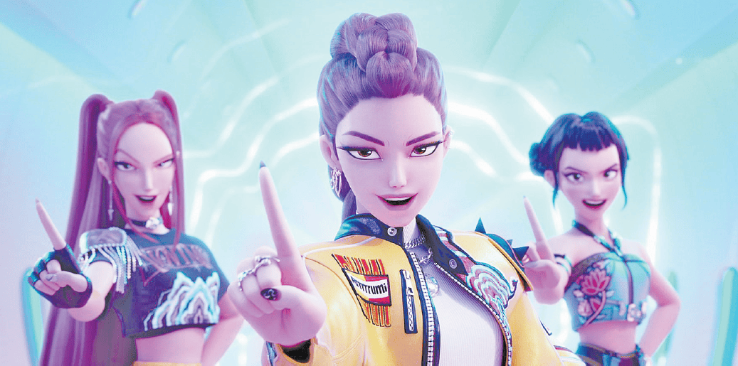 网飞《猎魔女团》爆火,韩媒:美国制作的作品是不是K-POP?